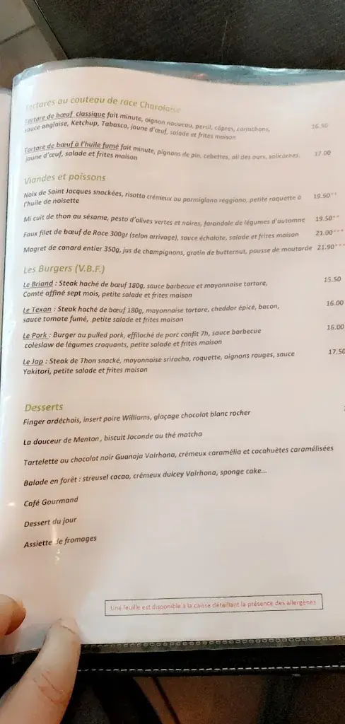 Menu_Le Briand_Valence_image_4