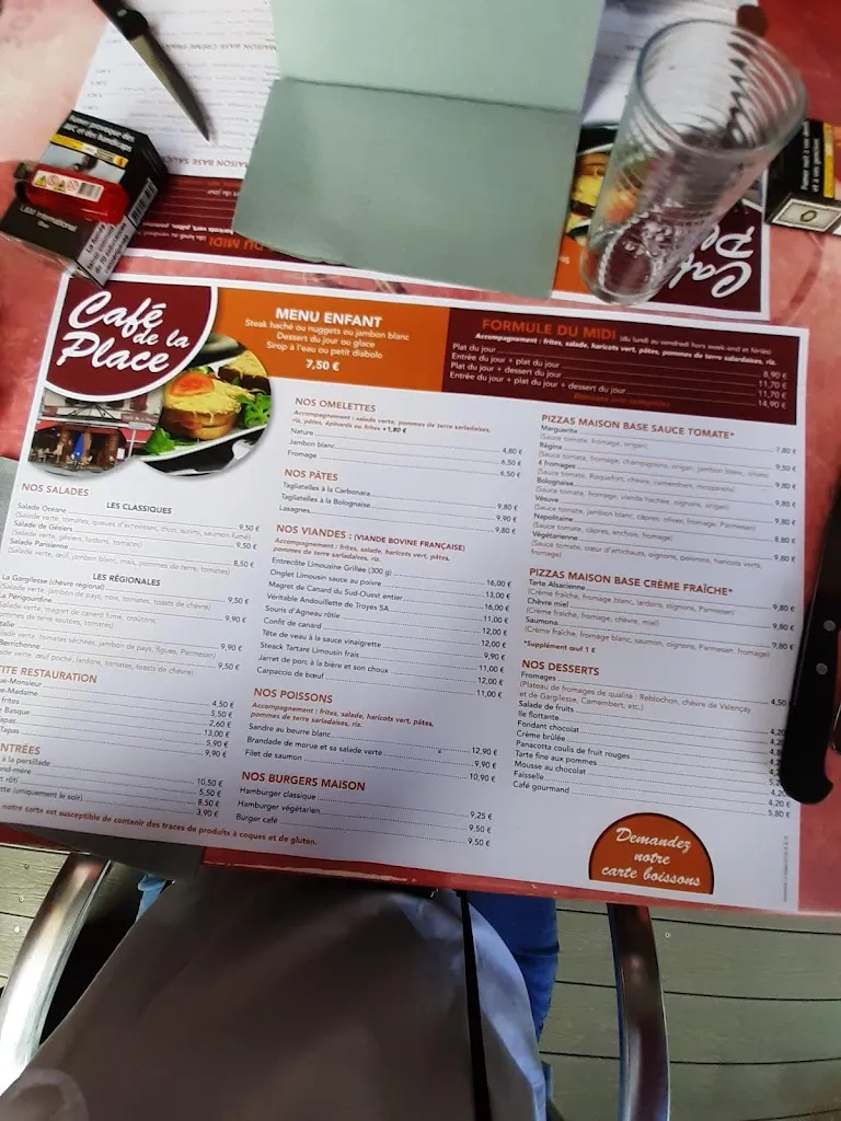 Menu_Café Place Hôtel Beauséjour_Argenton-sur-Creuse_image_3