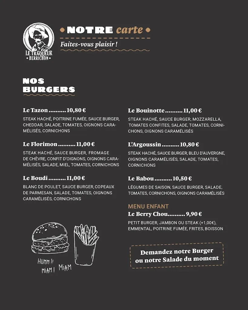 Menü_Le Traqueur Berrichon_Argenton-sur-Creuse_Bild_2