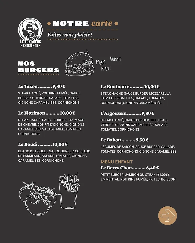 Menü_Le Traqueur Berrichon_Argenton-sur-Creuse_Bild_3