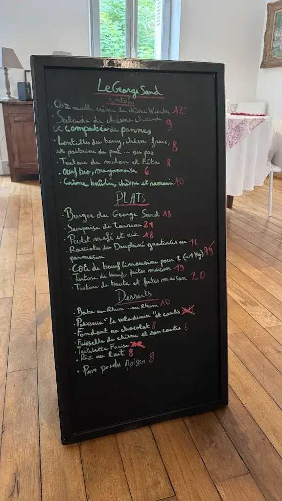 Menu_HÔTEL RESTAURANT LE GEORGE SAND_Gargilesse-Dampierre_image_2
