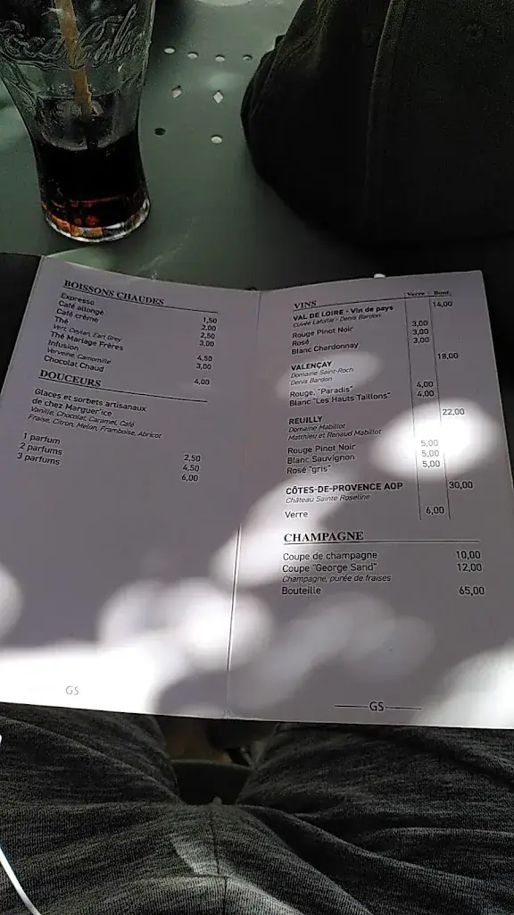 Menu_HÔTEL RESTAURANT LE GEORGE SAND_Gargilesse-Dampierre_image_3