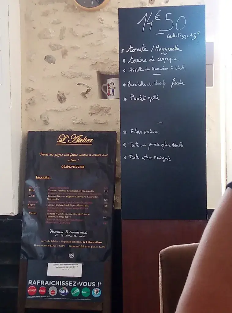 Menu_Le rendez vous l'atelier_Amilly_image_1