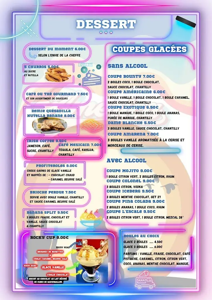 Menu_L'Escale Tex_Montargis_image_3