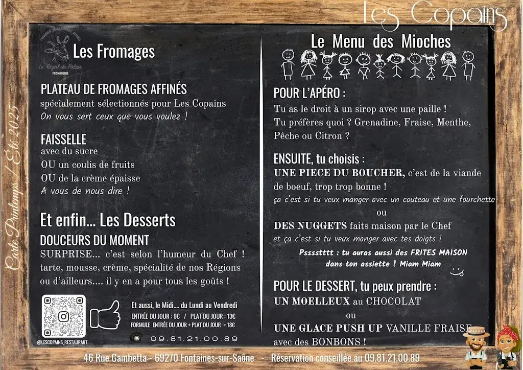 Menu_Les Copains Restaurant-Traiteur_Fontaines-sur-Saône_image_2