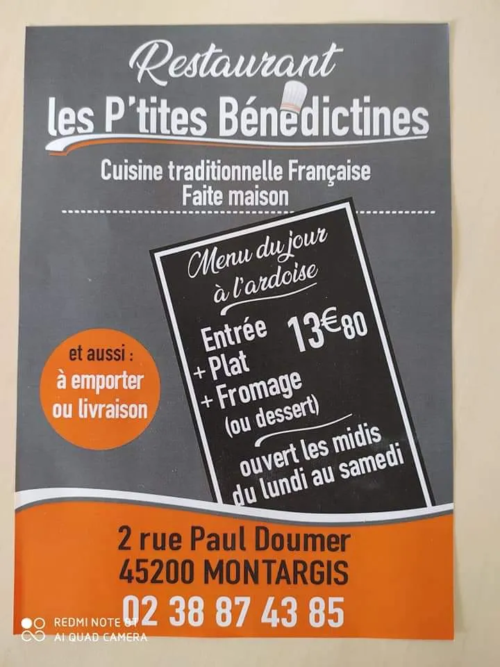 Menu_Les P'Tites Bénédictines_Montargis_image_4
