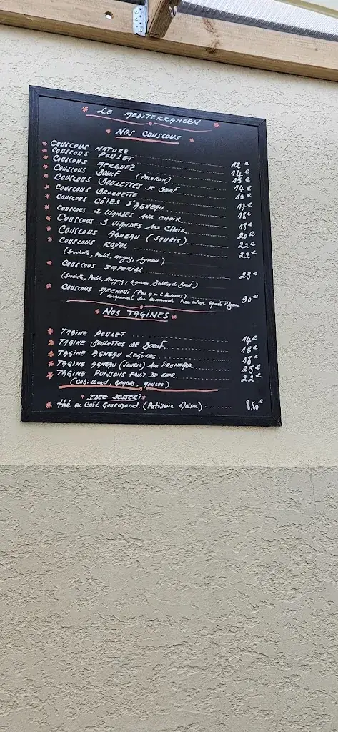 Menu_Restaurant LE MEDITERRANEEN_Montargis_image_2