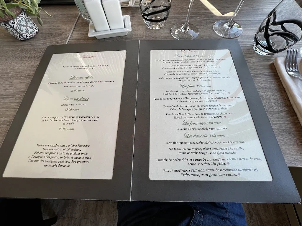 Menu_L'Orangerie de Montargis_Montargis_image_1