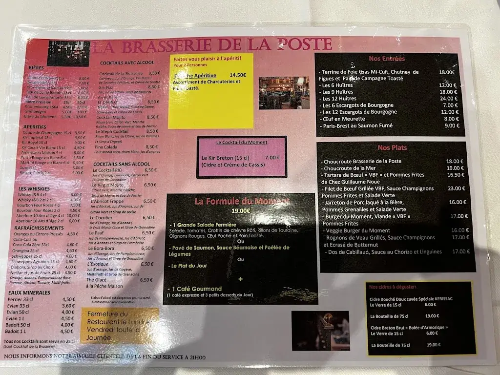 Menu_Brasserie de la Poste_Montargis_immagine_3