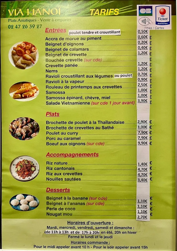 Menu_Via Hanoi_Château-Renault_image_2