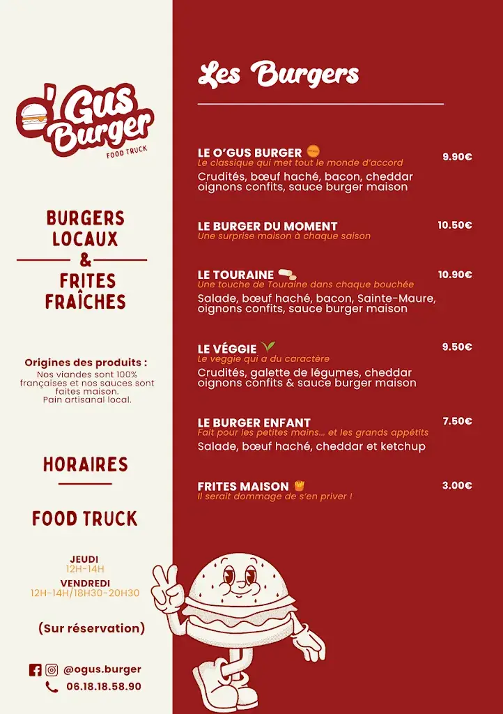 Menu_O'Gus Burger - Food Truck_Cangey_image_1