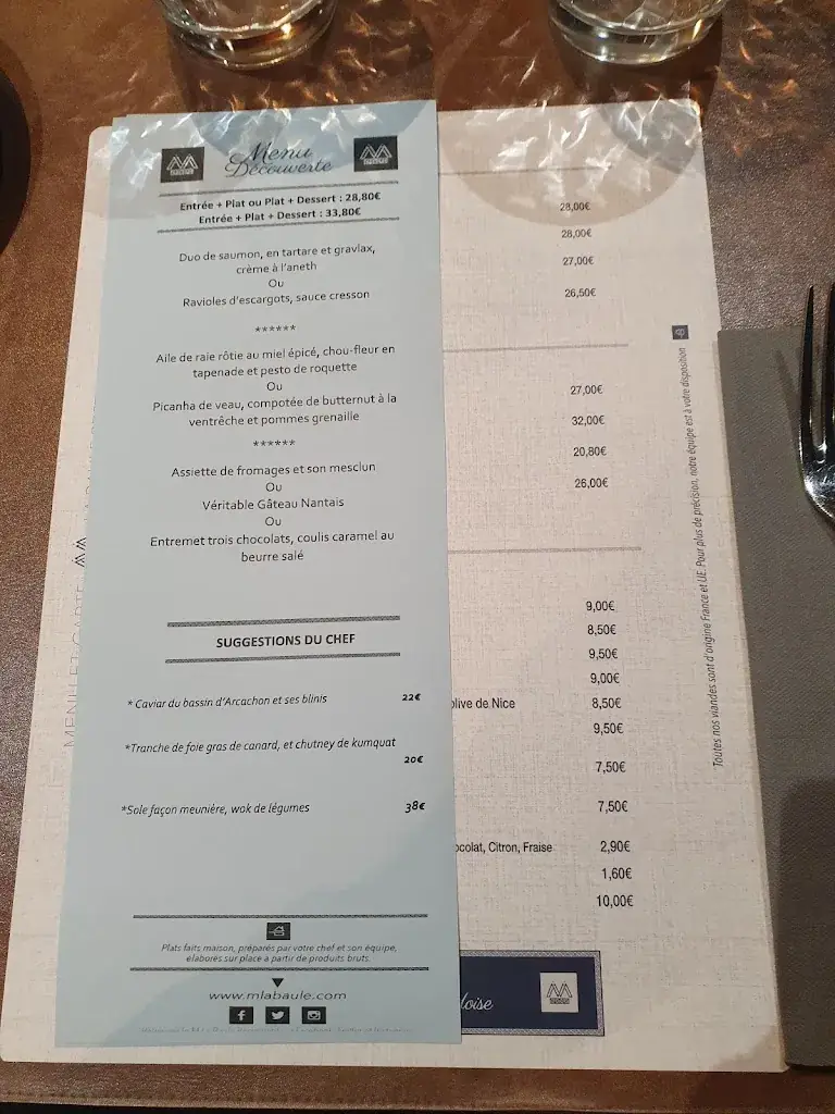 Menu_Restaurant Le M - La Baule_Baule-Escoublac_image_4