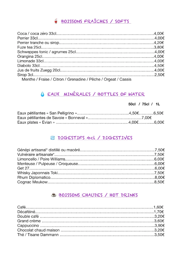 Menu_Le Kozy_Bourg-Saint-Maurice_image_1