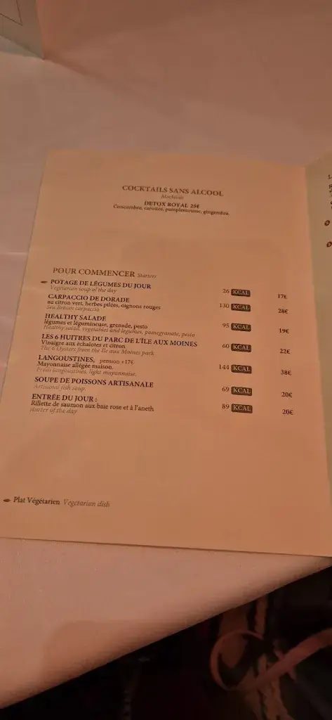 Menu_Le Fouquet’s_Baule-Escoublac_image_4