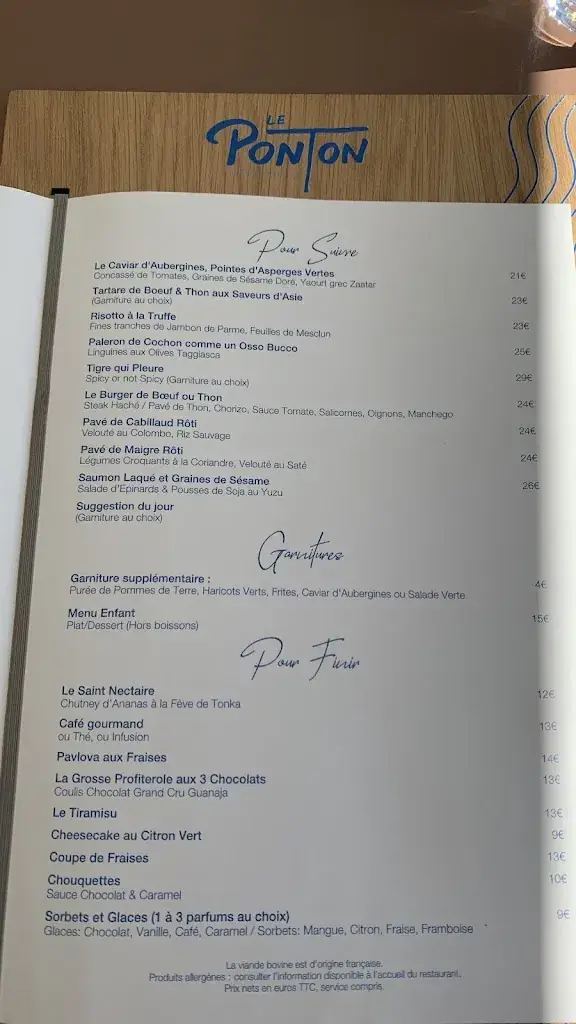 Menu_Le Ponton_Baule-Escoublac_image_2