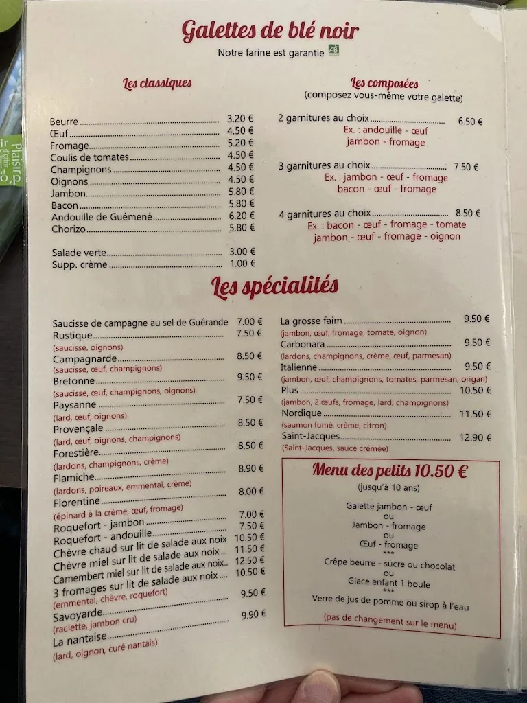 Menu_Crêperie La Ribote_Baule-Escoublac_image_1