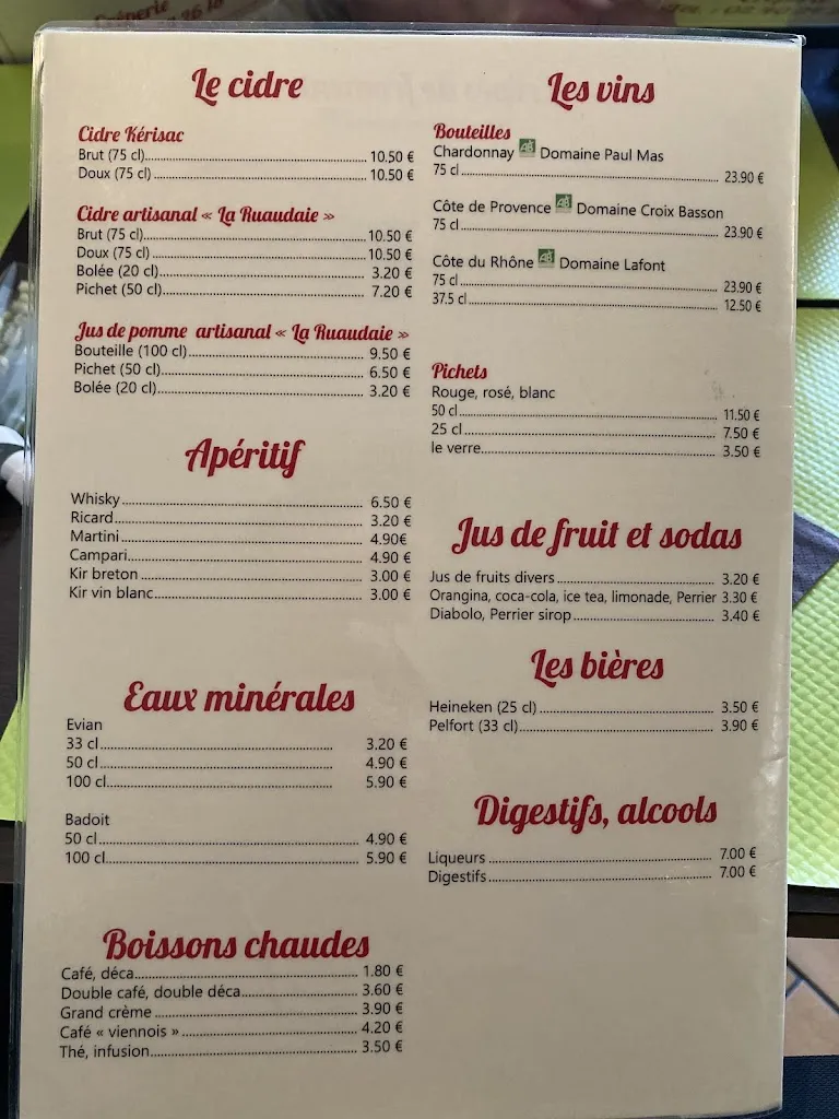 Menu_Crêperie La Ribote_Baule-Escoublac_image_2