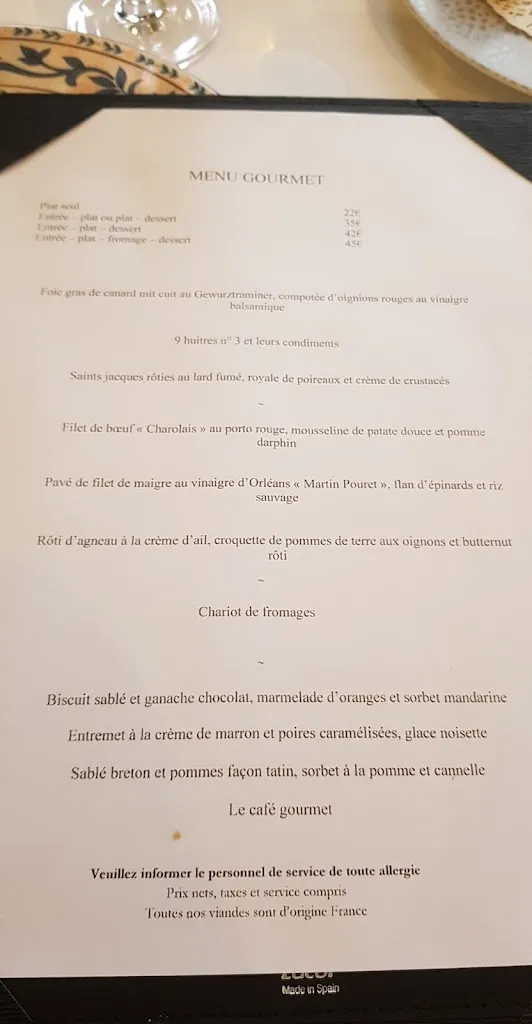 Menu_Auberge De La Rive Du Bois_Chambon-la-Forêt_image_3