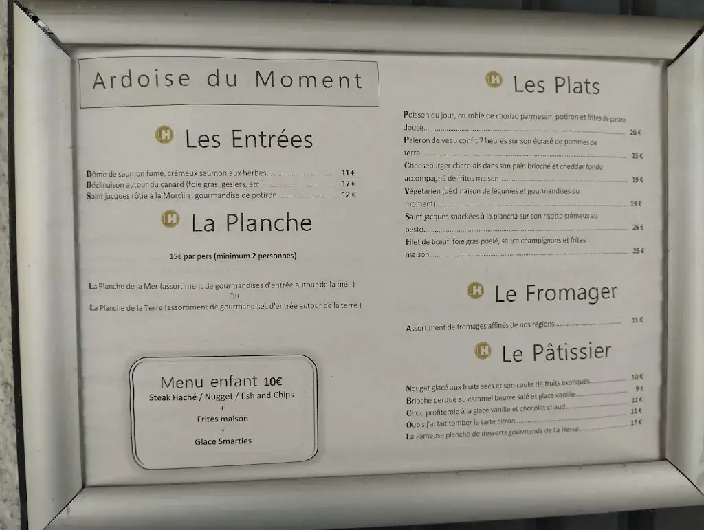 Menu_Restaurant Auberge la Herse_Bonneval_image_2