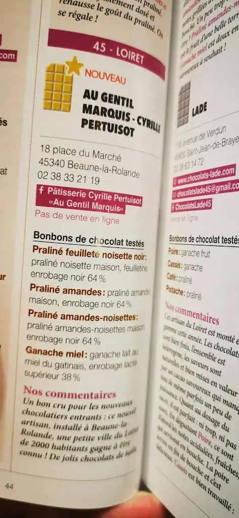 Menu_Pâtisserie CYRILLE PERTUISOT 