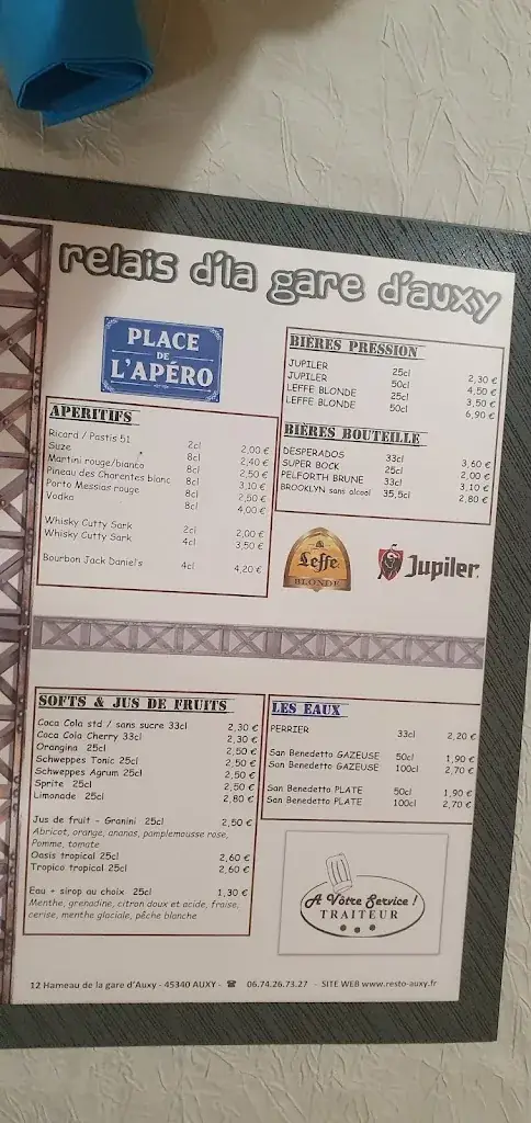 Menu_Relais D'la gare d'Auxy_Auxy_image_2