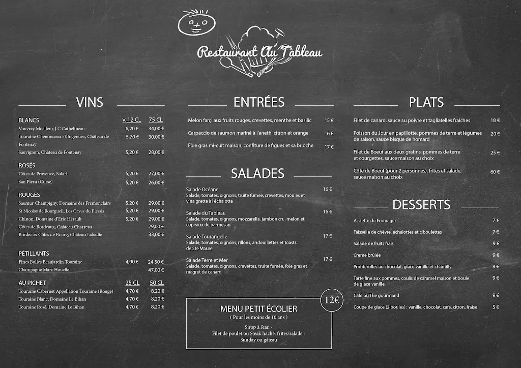 Menu_Au Tableau_Bléré_immagine_1
