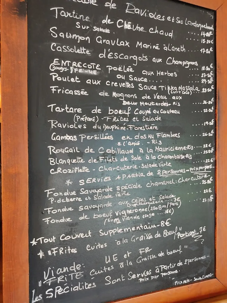 Menu_Restaurant Le Chamarel - Bourg-Saint-Maurice_Bourg-Saint-Maurice_image_2