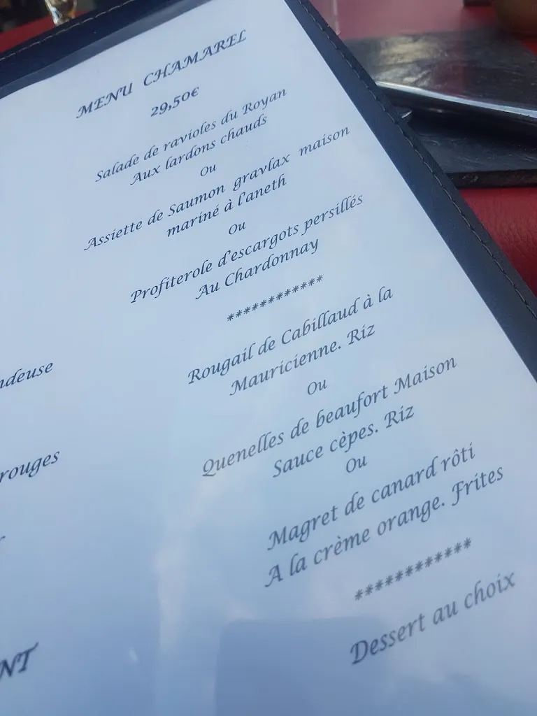Menu_Restaurant Le Chamarel - Bourg-Saint-Maurice_Bourg-Saint-Maurice_image_3