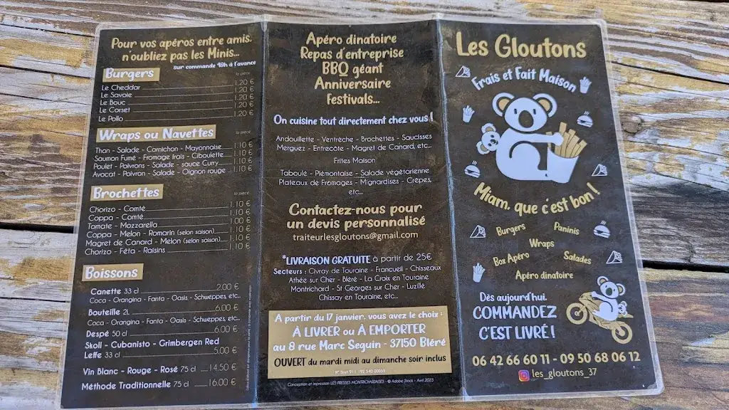 Menu_LES GLOUTONS_Bléré_image_2