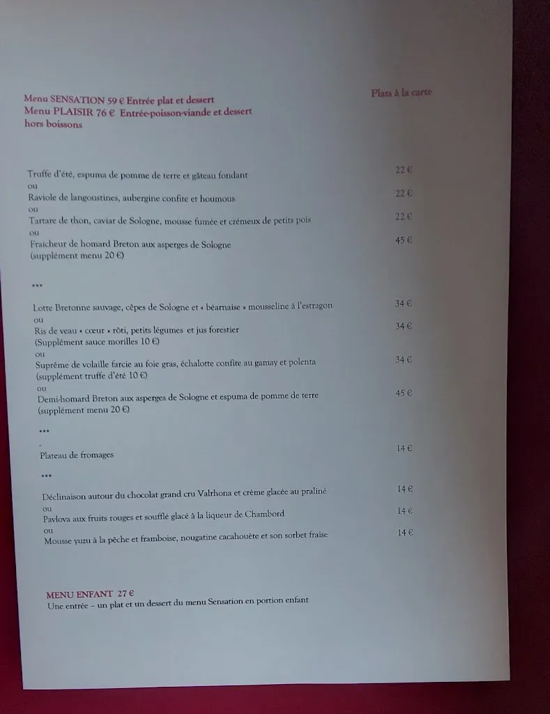 Menu_Le Médicis Restaurant_Blois_image_3