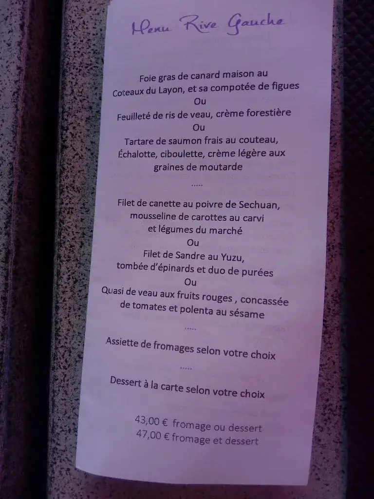 Menu_La Creusille Restaurant_Blois_image_1