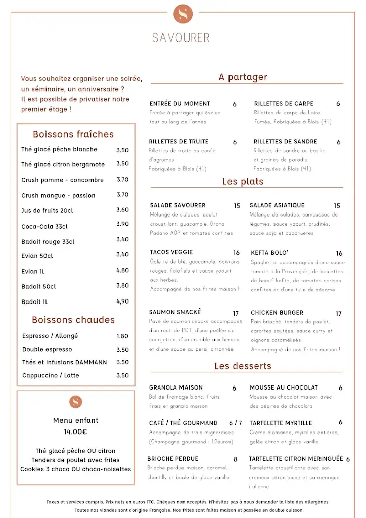 Menu_Savourer Blois_Blois_imagen_1