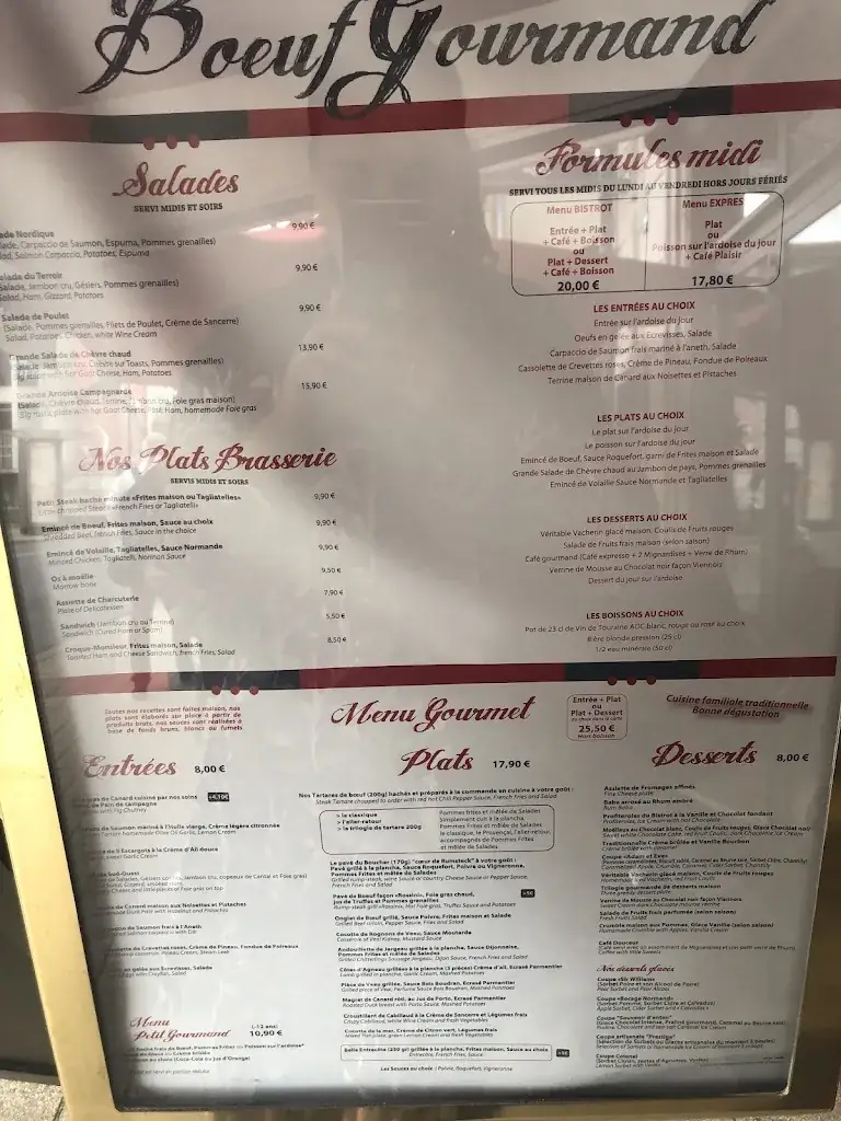 Menu_Le Boeuf Gourmand _Blois_image_4