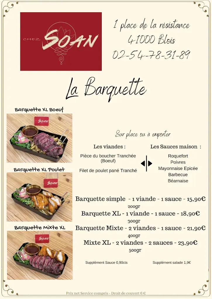 Menu_Chez Soan_Blois_image_2