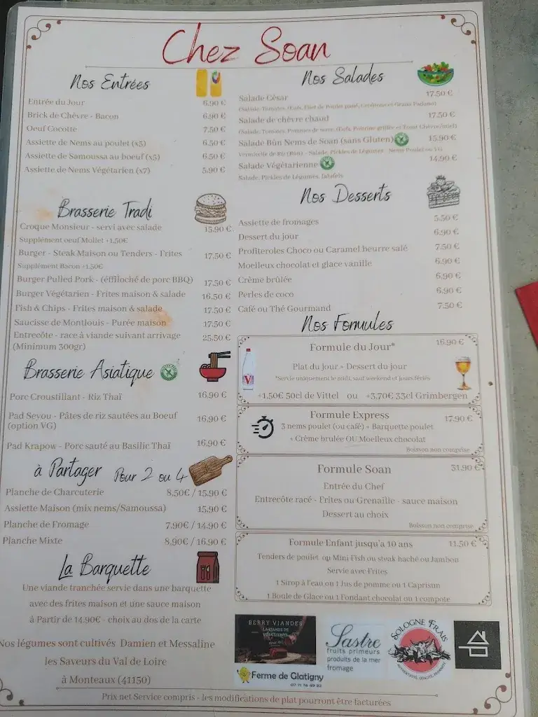Menu_Chez Soan_Blois_image_3