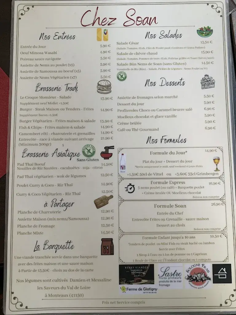 Menu_Chez Soan_Blois_image_4