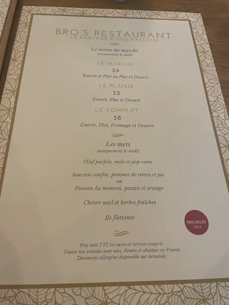 Menu_Bro’s Restaurant_Blois_image_2