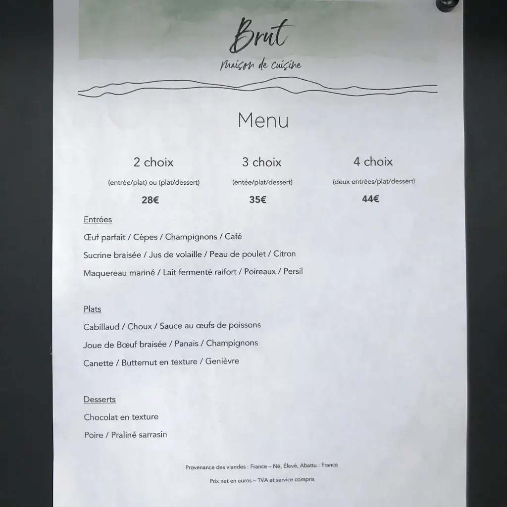 Menu_Brut maison de cuisine_Blois_image_2