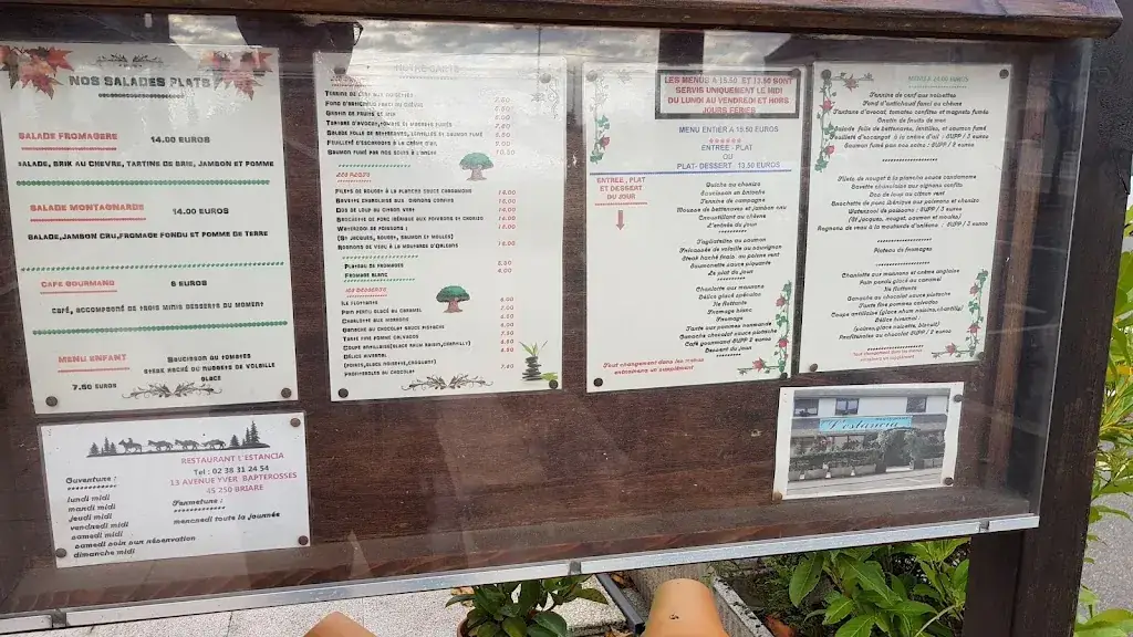 Menu_Restaurant l'Estancia_Briare_image_1