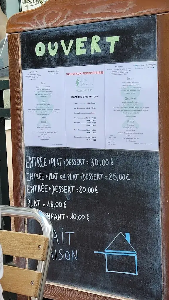 Menu_Le Clos des Aromes_Briare_image_4