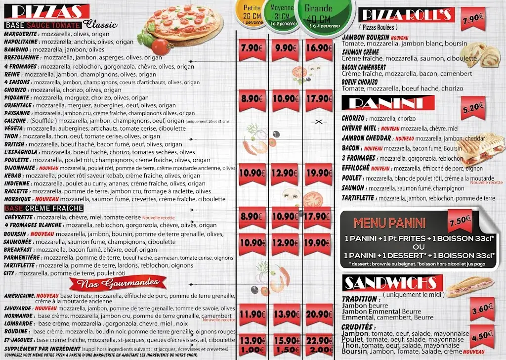 City _ Pizza restaurant à Brezolles