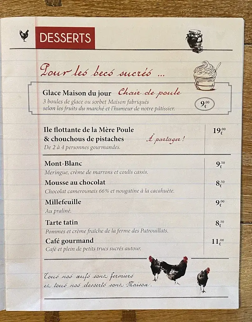 Menü_La Mère Poule_Bourges_Bild_1