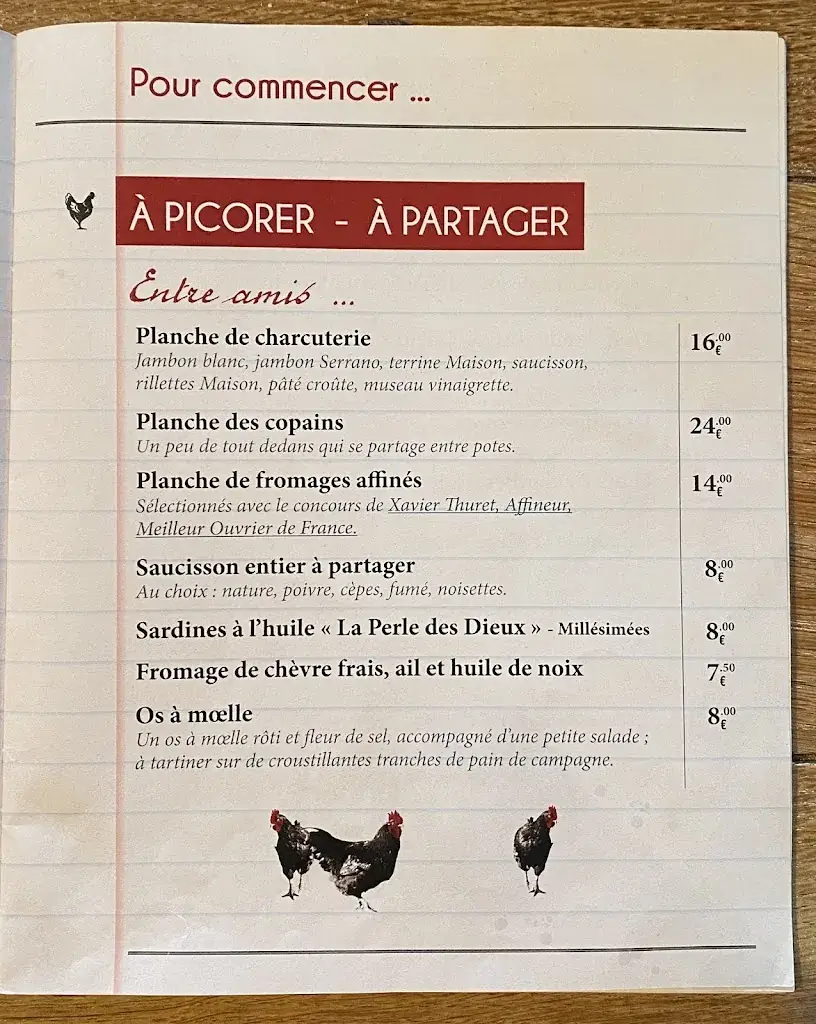 Menü_La Mère Poule_Bourges_Bild_2