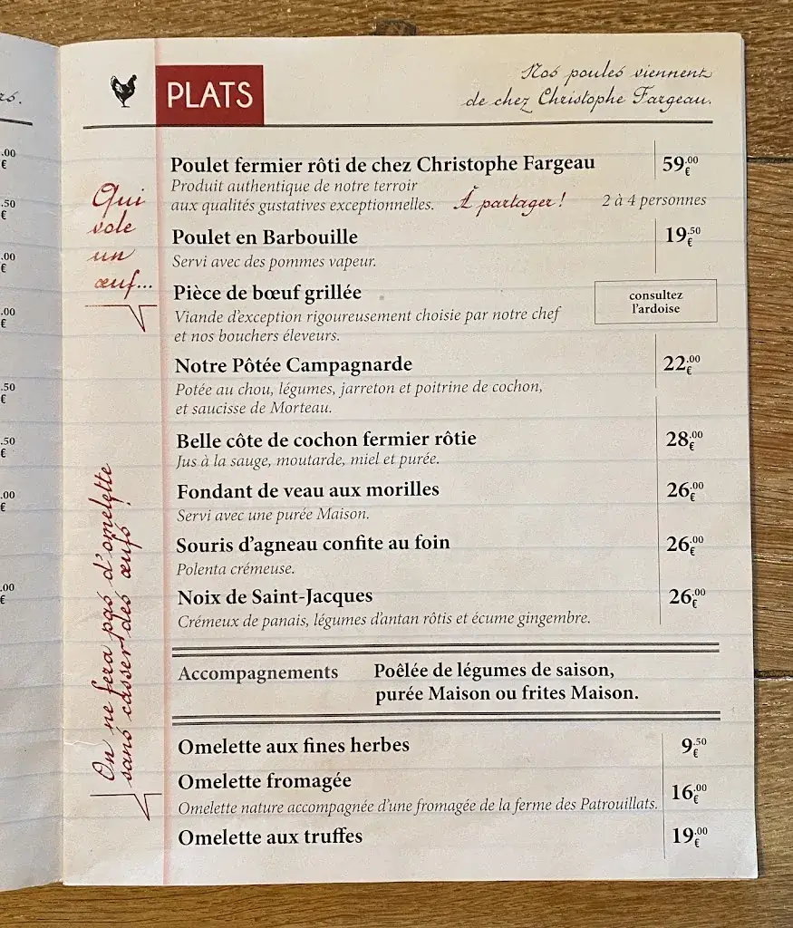 Menü_La Mère Poule_Bourges_Bild_3