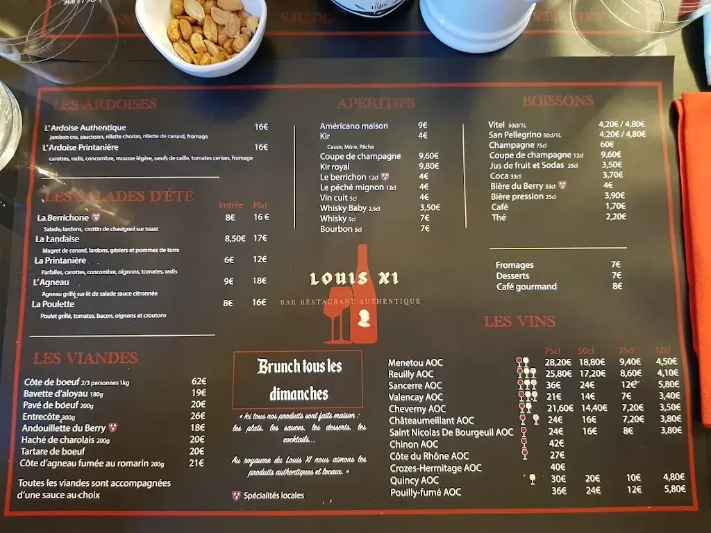 Menu_Bar Louis XI_Bourges_immagine_2