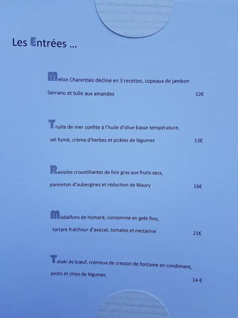 Menu_Restaurant La Suite à Bourges_Bourges_image_4