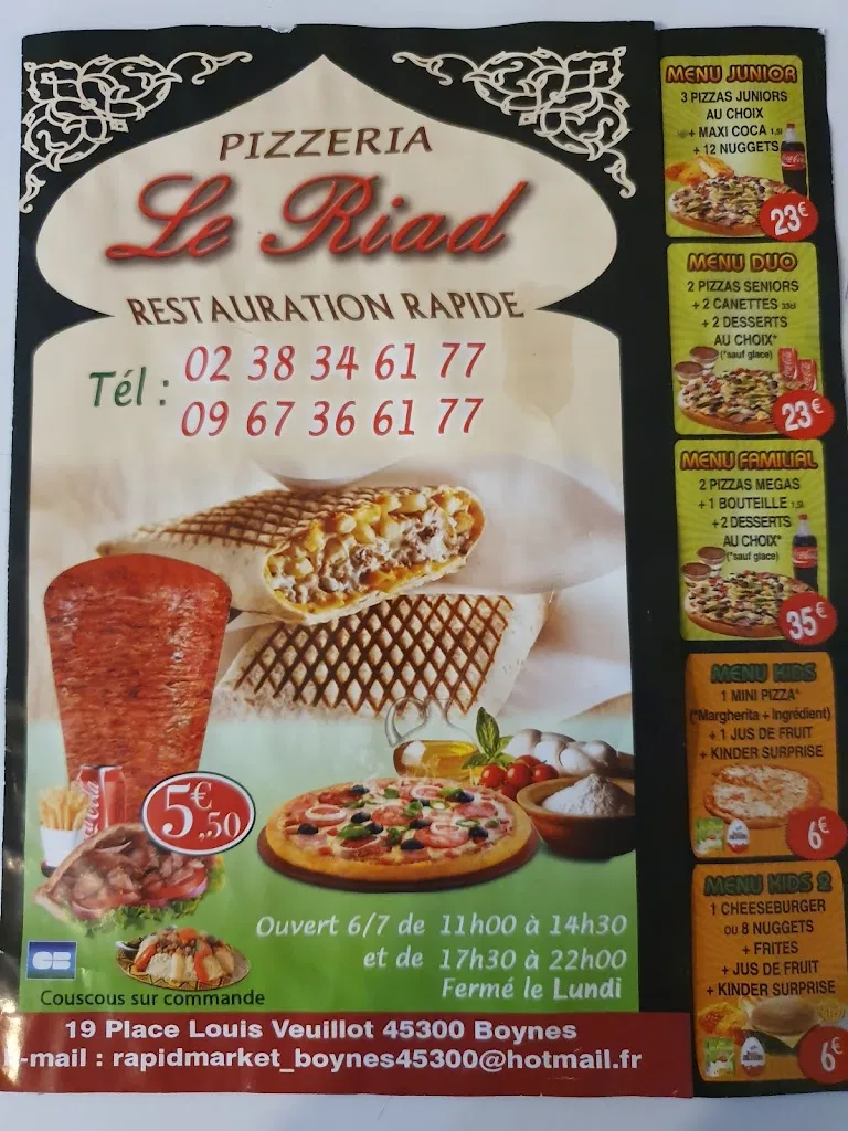 Menu_Le riad boynes_Boynes_image_1