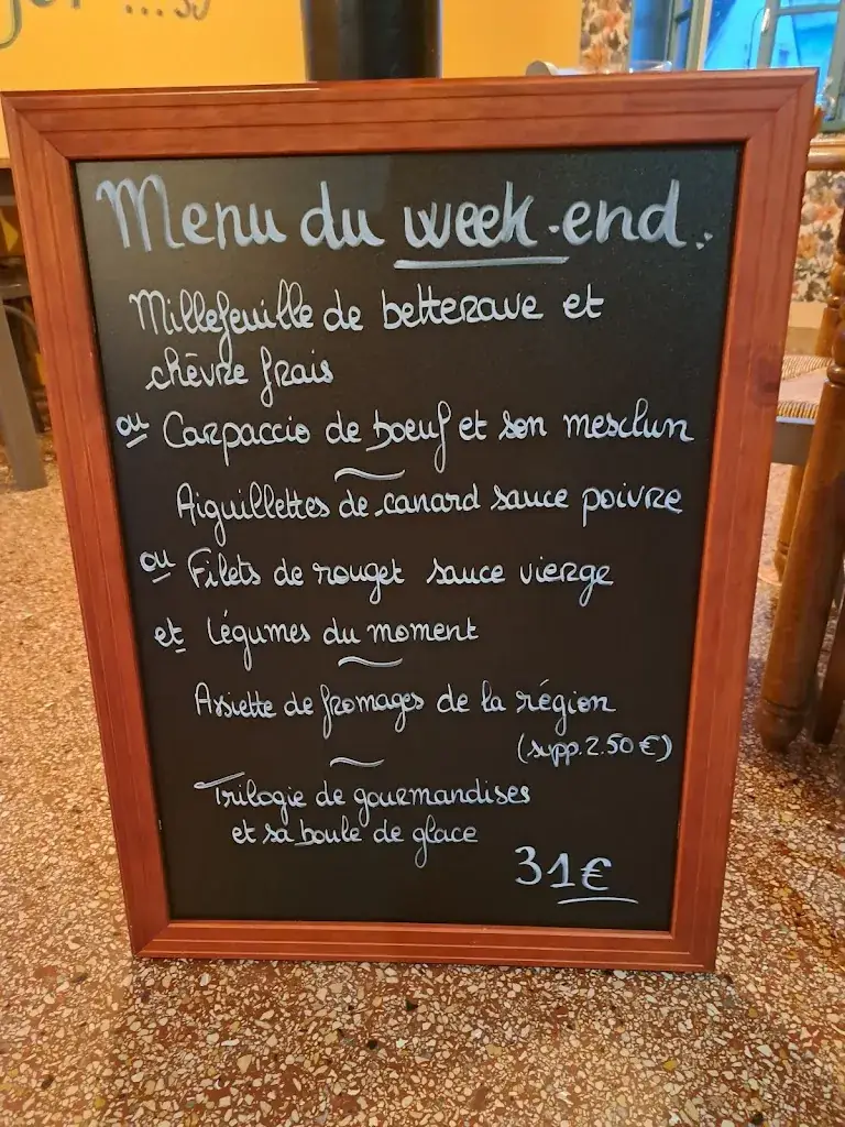 Menü_Au bistrot d'Eugénie_Huisseau-sur-Cosson_Bild_1