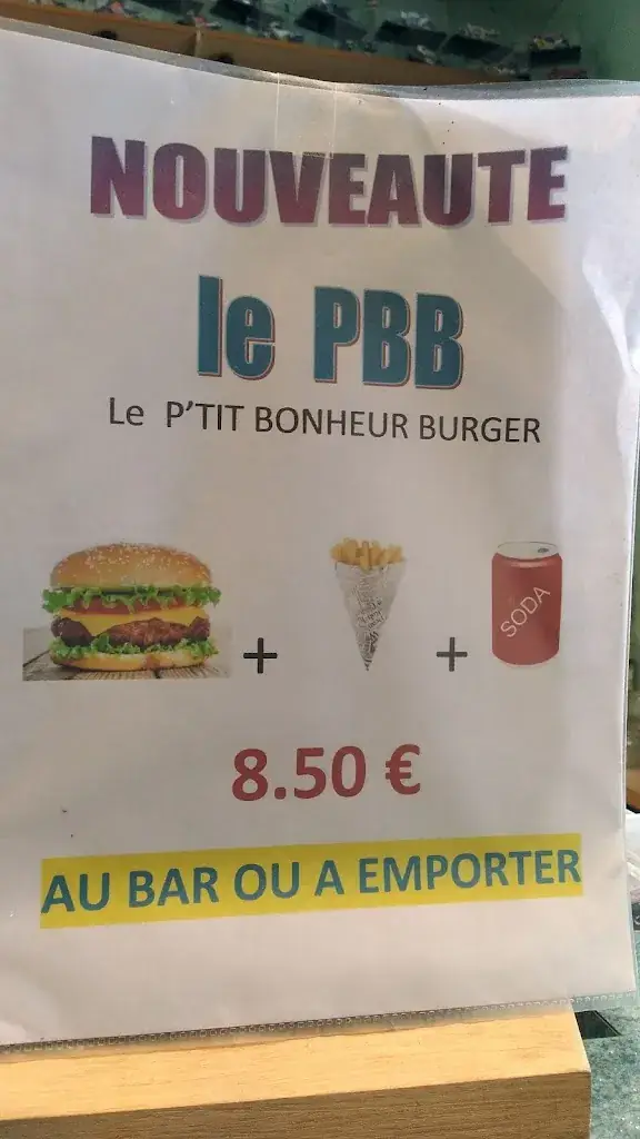 Menu_Restaurant _ Au P'tit Bonheur_Clémont_image_1