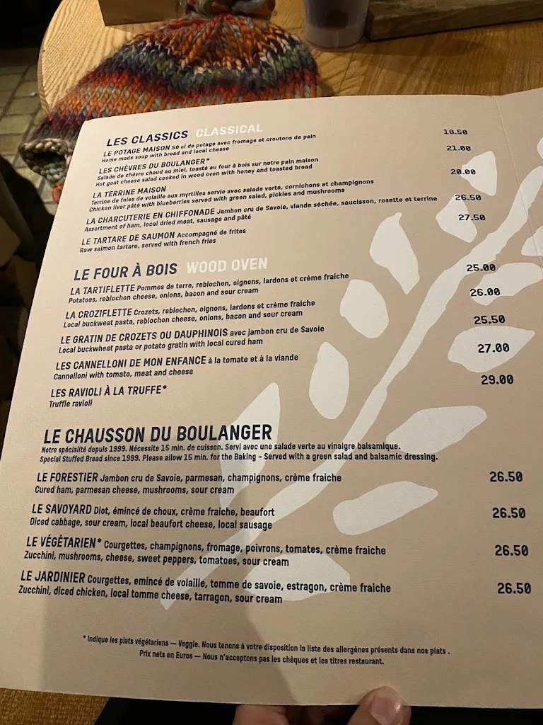 Menu_Chalets de l'Arc_Bourg-Saint-Maurice_image_2